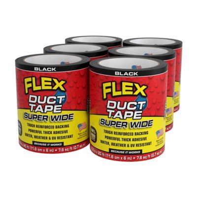 Flex Seal Super Wide Duct Tape Black 4.60 in. x 20 ft.