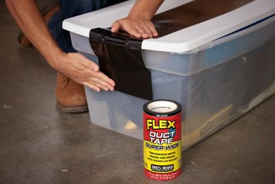 Image showing  Super Wide Duct Tape Black 7.50 in. x 20 ft.