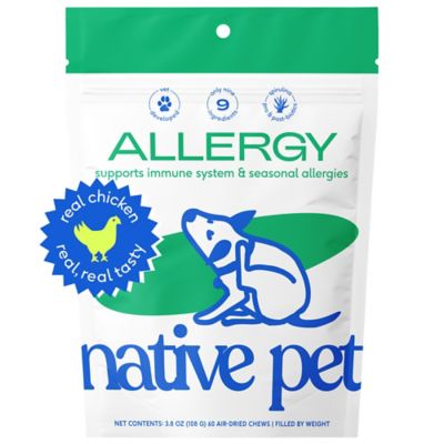 Native Pet Allergy Chews for Dogs, 60 ct.