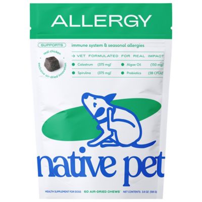 Native Pet Allergy Chews for Dogs, 60 ct.