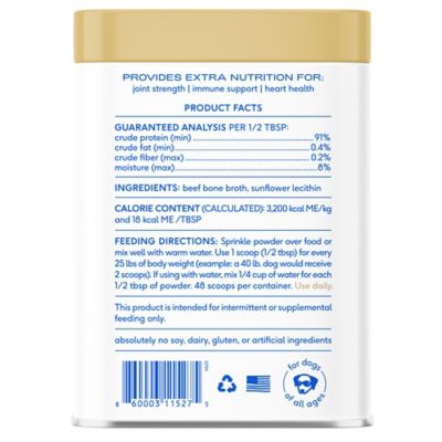 Image showing  Beef Bone Broth Powder for Dogs, 4.75 oz.