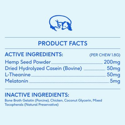 Image showing 7 th Native Pet Chewable Calming Supplements for Dogs, 60 ct.