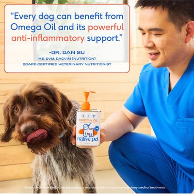 Image showing  Omega Oil Skin and Coat Supplement for Dogs, 16 oz.