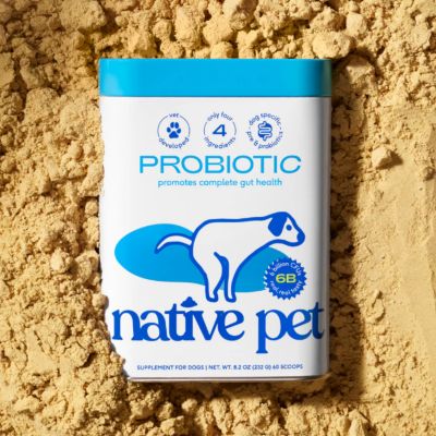 Image showing 7 th Native Pet Probiotic Powder Digestive Supplement for Dogs, 8.2 oz.