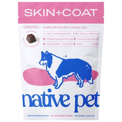 Native Pet Skin and Coat Chews for Dogs, 60 ct.