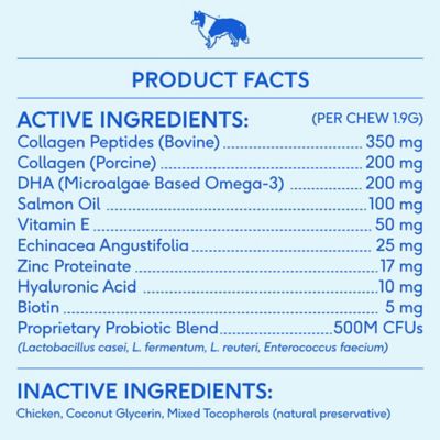 Image showing 7 th Native Pet Skin and Coat Chewable Supplement for Dogs, 60 ct.