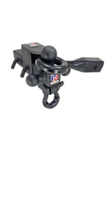 Patriot Hitches 5 in 1Multi-Ball Hitch 2.50 HitchTextureBlackHeavy Duty