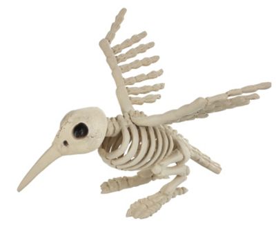 Red Shed 3.25 in. Hummingbird Skeleton Halloween Decoration