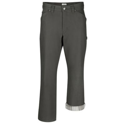 Blue Mountain Men's Flannel-Lined Canvas Pant