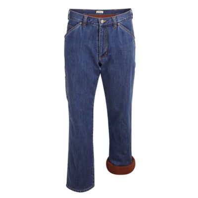 Blue Mountain Men's Fleece-Lined Jeans