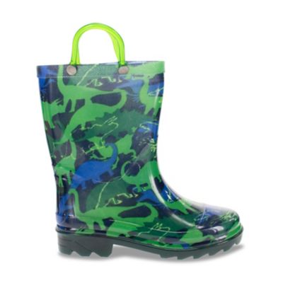 Image showing  Dinosaur World Lighted Rain Boot