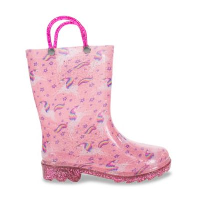 Image showing  Sparkle Unicorn Lighted Rain Boot