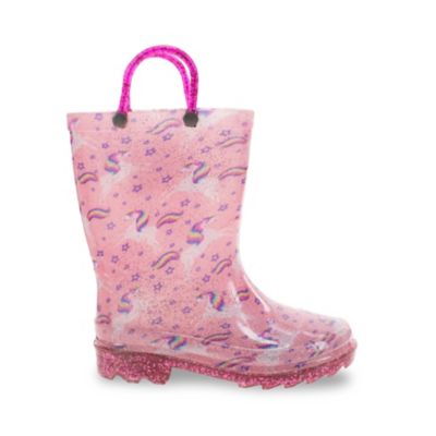 Western Chief Sparkle Unicorn Lighted Rain Boot