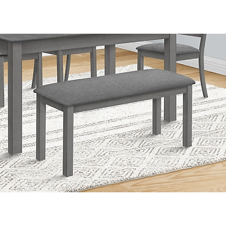 Monarch Specialties Upholstered Dining Bench