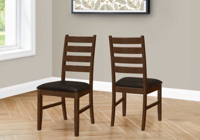 Monarch Specialties Transitional Dining Chair Set of 2