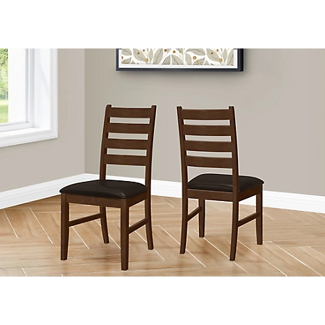 Monarch Specialties Transitional Dining Chair Set of 2