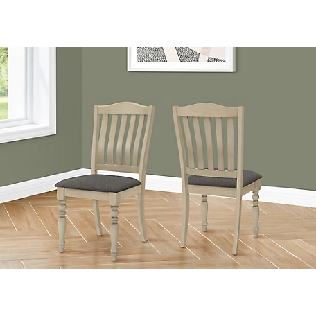 Monarch Specialties Upholstered Dining Chair Set of 2