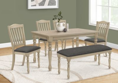 Monarch Specialties Rectangular Dining Table, Grey