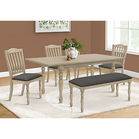 Monarch Specialties Transitional Dining Table with Extension