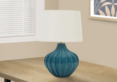Monarch Specialties Transitional Table Lamp with Curved Silhouette