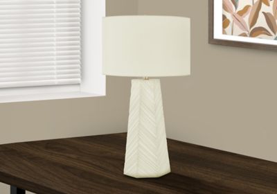 Monarch Specialties Transitional Table Lamp with Textured Finish