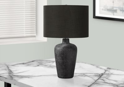 Monarch Specialties Table Lamp with 3-Way Switch and Textured Base