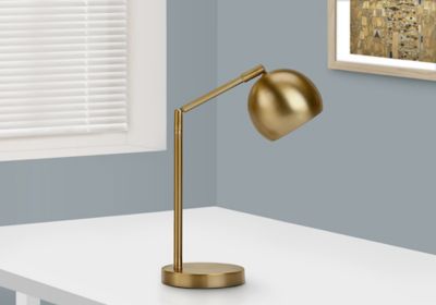 Monarch Specialties Table Lamp with Metal Base