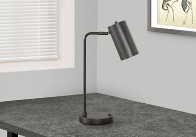 Monarch Specialties Table Lamp with Adjustable Shade And USB Port