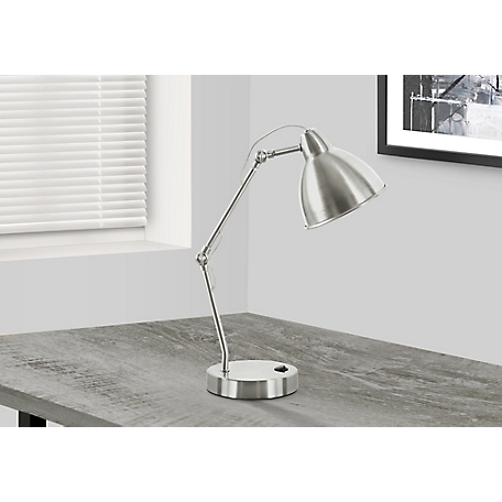 Monarch Specialties Table Lamp Industrial Inspired with USB Port