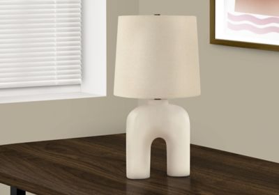 Monarch Specialties Table Lamp with Resin Arch Shaped Base