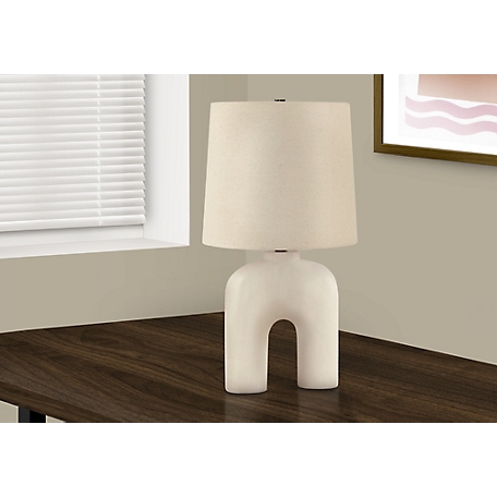 Monarch Specialties Table Lamp with Resin Arch Shaped Base