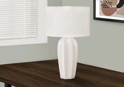 Monarch Specialties Table Lamp with Tapered Base