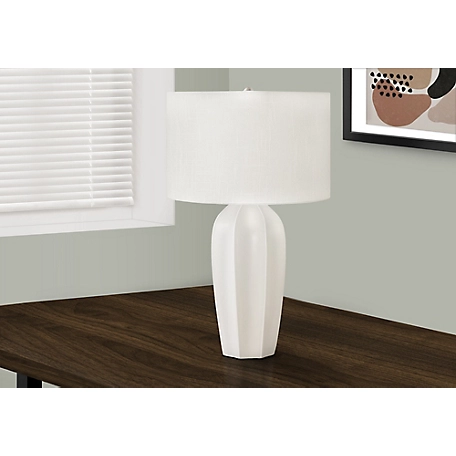 Monarch Specialties Table Lamp with Tapered Base