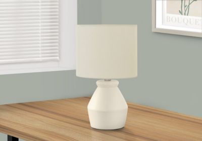 Monarch Specialties Table Lamp with Drum Shade And 3-Way Switch