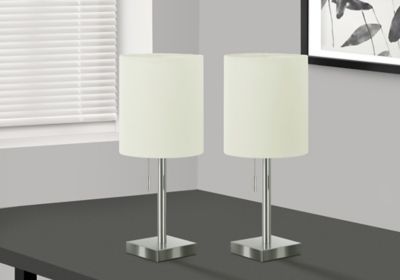 Monarch Specialties Table Lamp Set of 2 with USB Port