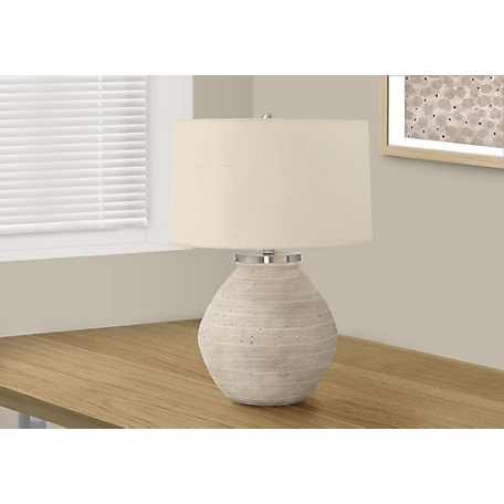 Monarch Specialties Table Lamp Two Tone
