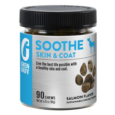 Green Gruff SOOTHE Skin and Coat Plus CBD Chews for Dogs, 90-Pack