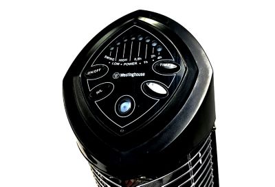 Image showing 6 th Westinghouse Freestanding Oscillating Infrared Electric Outdoor Heater with Remote, 84 sq. ft., 4,100 BTU