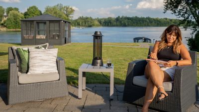 Image showing  Infrared Electric Outdoor Heater - Portable or Hanging