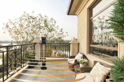 Image showing 5 th Westinghouse Freestanding Infrared Electric Outdoor Heater, 100 sq. ft., 5,100 BTU