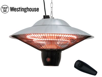 Image showing  Infrared Electric Outdoor Hanging Heater with LED Light and Remote Control, 81 sq. ft., 5,100 BTU