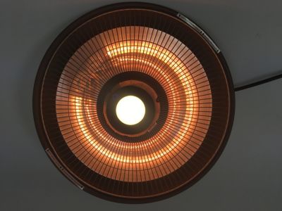 Image showing  Infrared Electric Outdoor Hanging Heater with LED Light and Remote Control, 81 sq. ft., 5,100 BTU