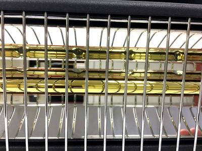 Image showing 5 th Westinghouse Infrared Electric Outdoor Heater - Wall Mounted with Gold Tube and Remote Control