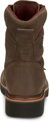 Image showing 5 th Justin Men's 8 in. Rivot Round Toe Lace-Up Boot