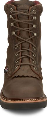 Image showing  Men's 8 in. Rivot Round Toe Lace-Up Boot