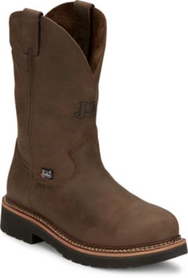 Justin Men's 10 in. Carbide Round Steel Toe Pull-On Boot