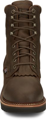 Image showing  Men's 8 in. Rivot Waterproof Round Steel Toe Lace-Up Boot