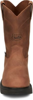 Image showing 3 th Justin Men's 10 in. Round-Up Round Toe Pull-On Boot