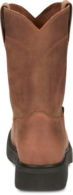 Image showing 5 th Justin Men's 10 in. Round-Up Round Toe Pull-On Boot