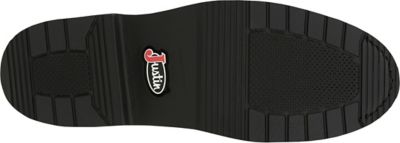 Image showing 1 th Justin Men's 10 in. Round-Up Round Steel Toe Pull-On Boot